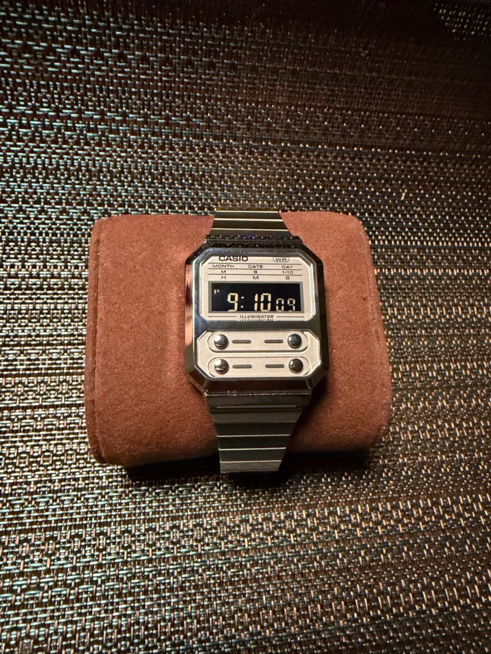Casio Retro Stainless Steel Watch 🕰️
